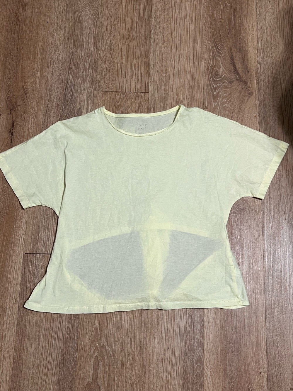 a new day Pale Yellow Short Sleeve Women's Tee
